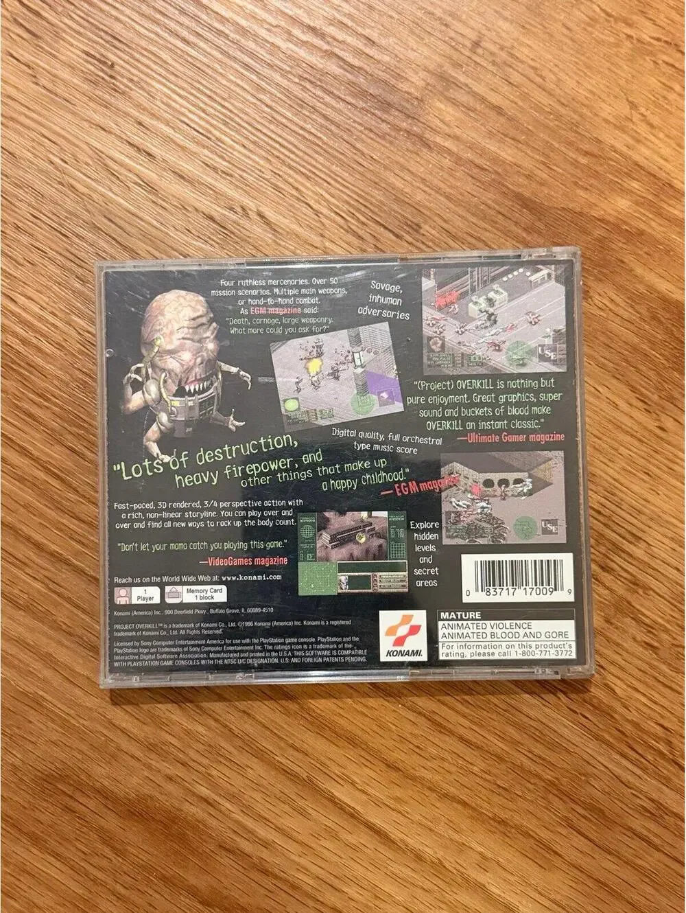Project Overkill for PlayStation 1
